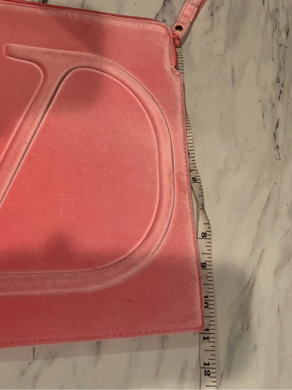Valentino pinkish  Embossed V Logo Tablet or laptop Sleeve